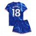 Maillot de foot Chelsea Christopher Nkunku #18 Domicile vêtements enfant 2024-25 Manches Courtes (+ pantalon court)